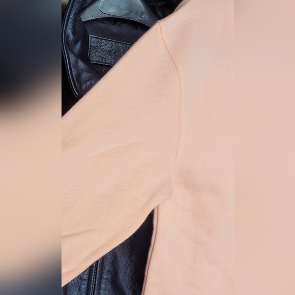 2 /$15  NEW Art Class Popover Cropped Hoodie Size L  10 - 12 Peach Sorbet NWT - Picture 5 of 13